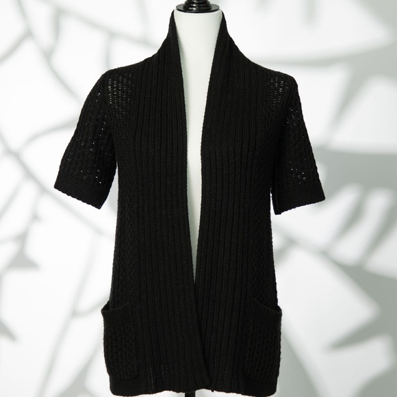 Banana Republic Black Open-Front Cardigan, Size XS - Never Worn - Picture 1 of 8